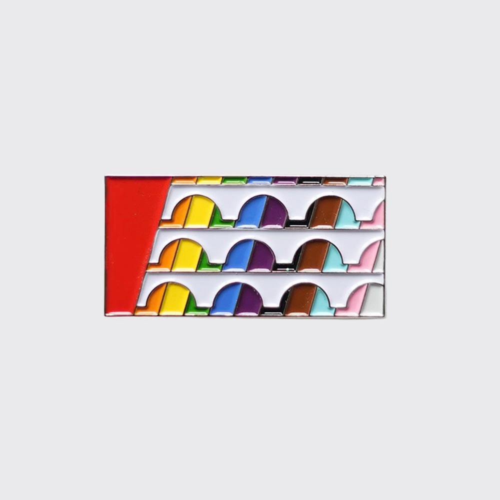 Des Moines Pride Flag Soft Enamel Pin