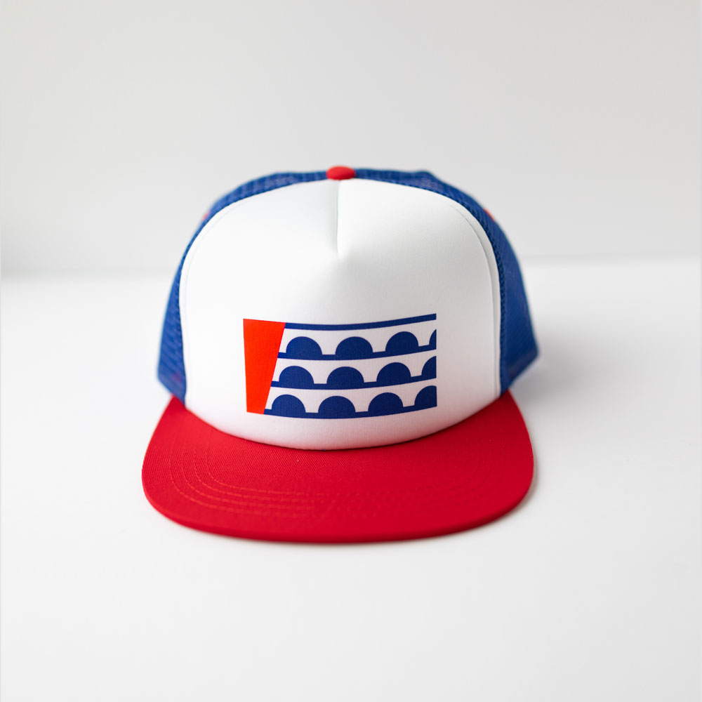 Des Moines Flag Trucker Hat